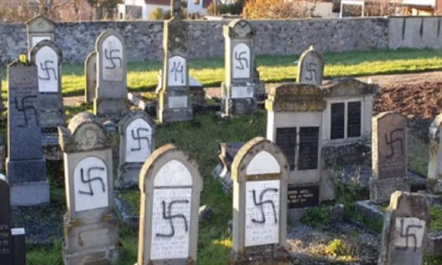 Over 100 Jewish graves defaced with swastikas in France
