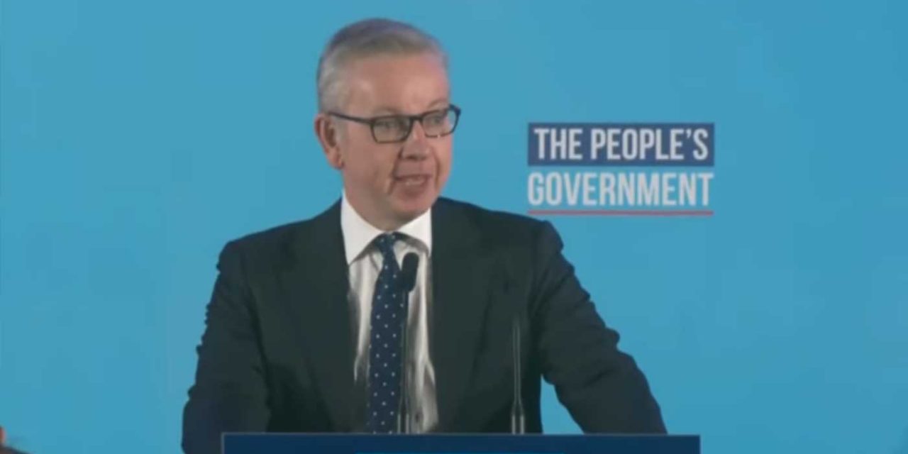 After Corbyn defeated, Gove tells British Jews: “You should never have to live in fear again”