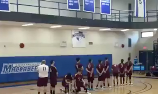 Brooklyn College athletes kneel to disrespect Israel’s national anthem
