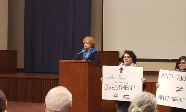 Anti-Israel protesters storm anti-Semitism lecture by Holocaust speaker at US university