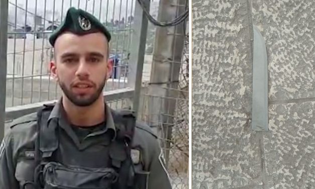 Hero police officer prevents terror stabbing at Tomb of the Patriarchs