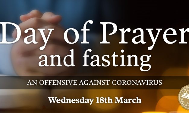 Day of Prayer and Fasting to take place on Wednesday concerning coronavirus