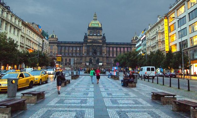 Renovation of historic square in Prague reveals it was made from Jewish gravestones