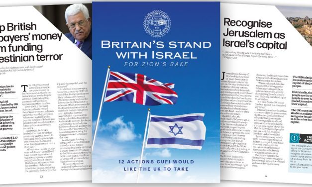 New booklet: Britain’s stand with Israel – 12 actions CUFI would like the UK to take