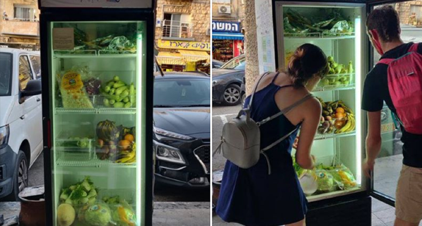 New public fridges to help poor and prevent waste placed in Israeli cities