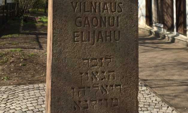 Acid poured over statue of Jewish rabbi in Vilnius