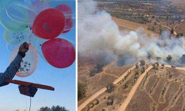 Israel strikes targets in Gaza after incendiary balloons spark 28 fires