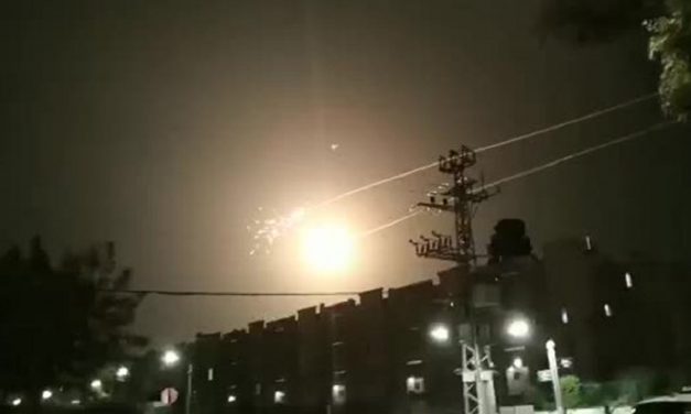 Barrage of rockets fired into Israel overnight; IDF responds by striking Hamas