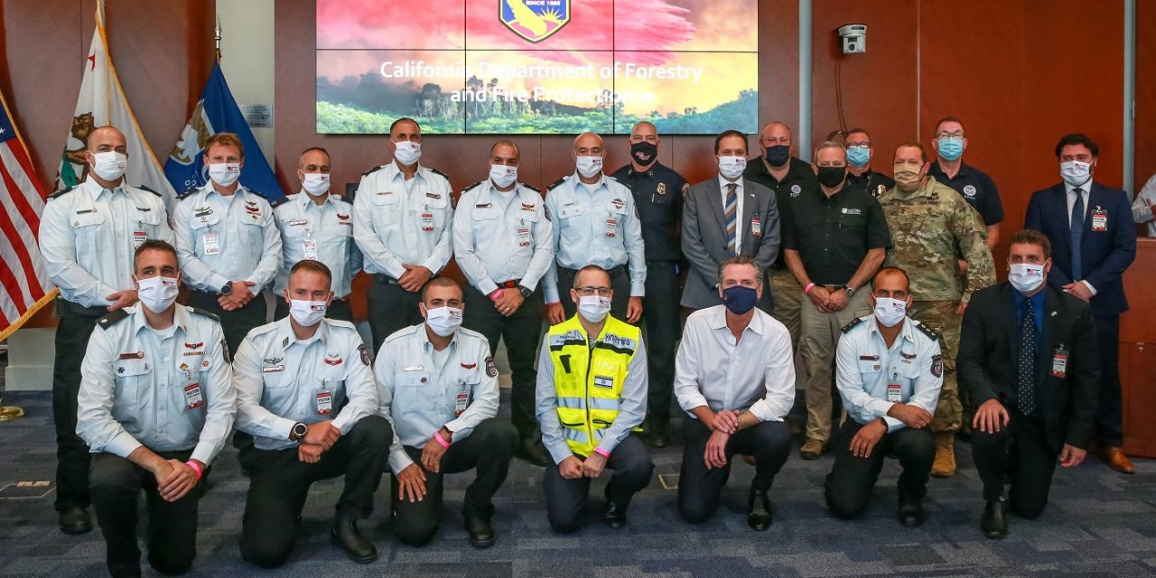 Israel sends firefighters to California to combat wildfires