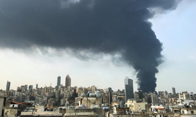 Huge fire breaks out in Beirut port at site of August explosion