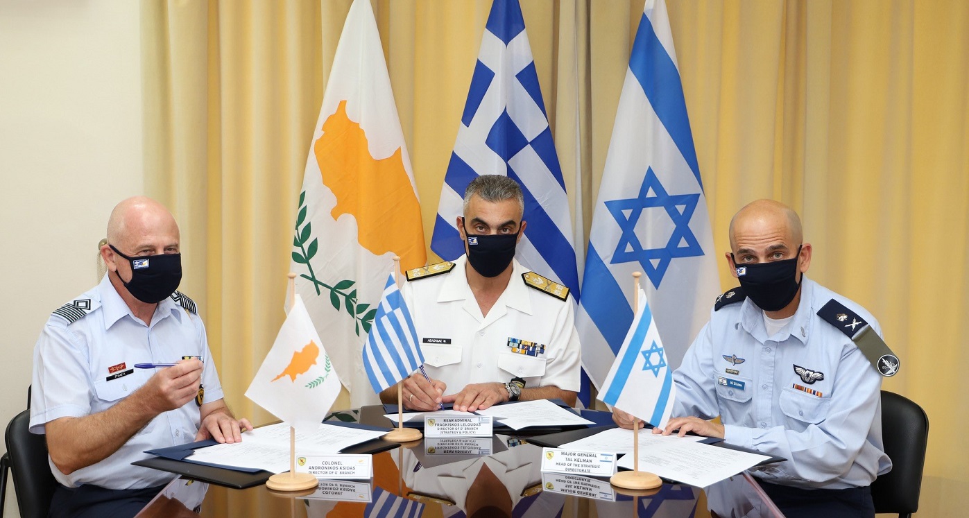 Israel, Greece, Cyprus sign military cooperation agreement