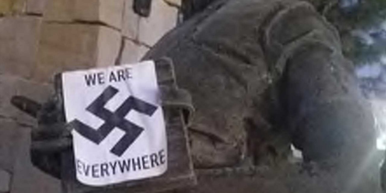 America’s only Anne Frank memorial defaced with Swastikas
