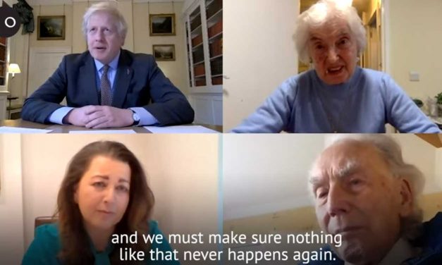 Prime Minister Johnson remembers Holocaust, holds virtual meeting with survivor and liberator