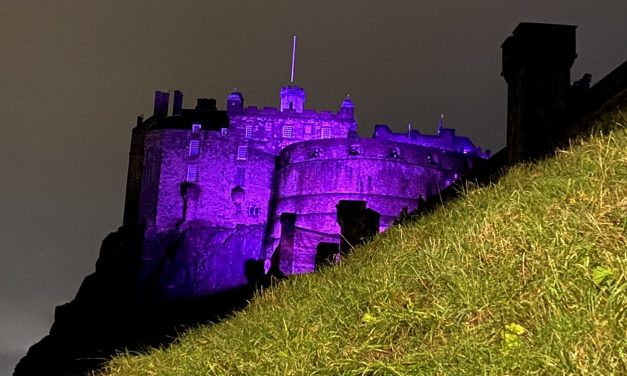 Landmarks across the UK lit in purple to mark Holocaust Memorial Day