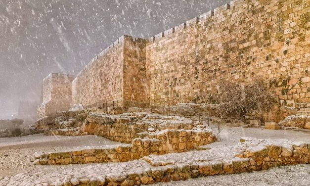 IN PICTURES: Rare snowfall in Jerusalem leaves Holy City blanketed in white