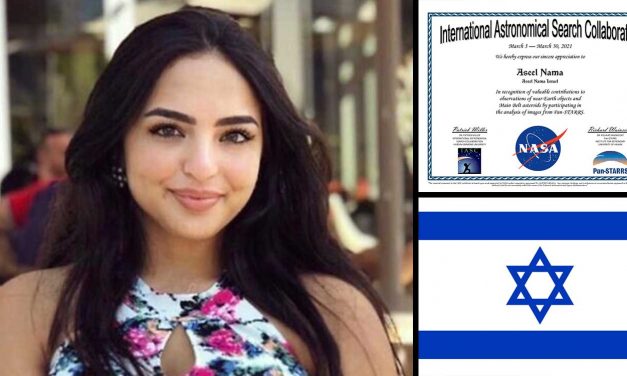 NASA names two asteroids after Israeli student who discovered them