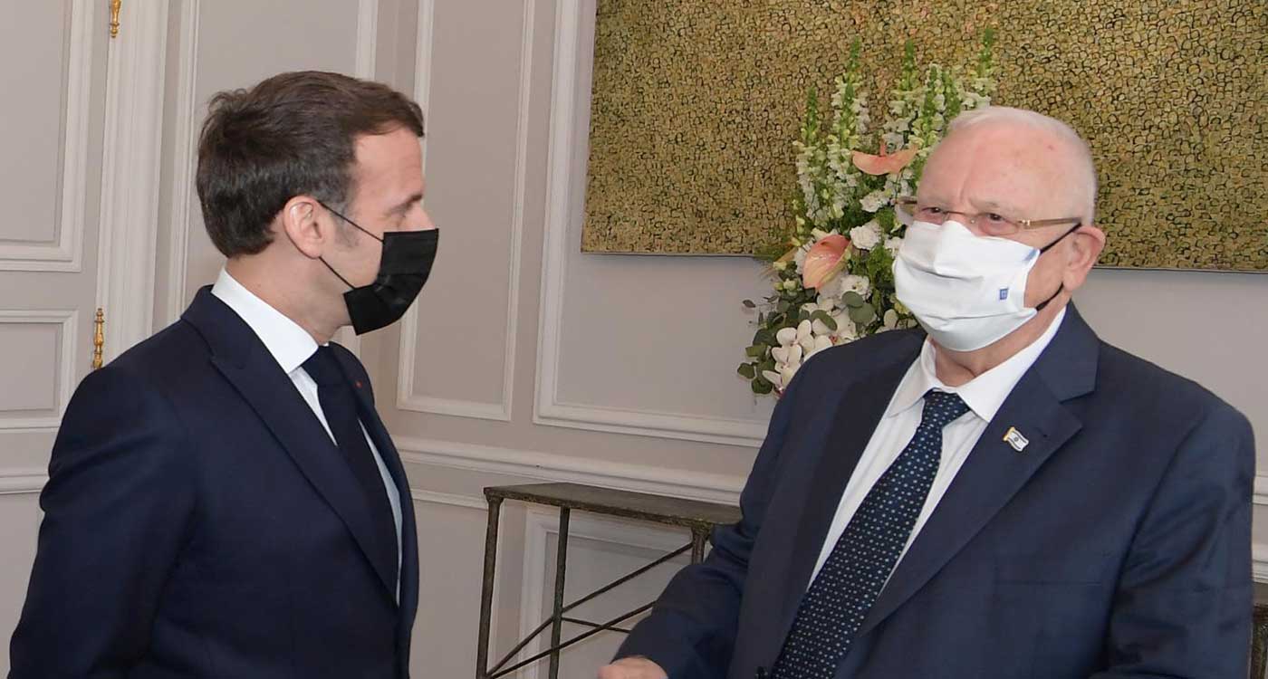 Rivlin thanks Macron for backing French law change after anti-Semitic ...