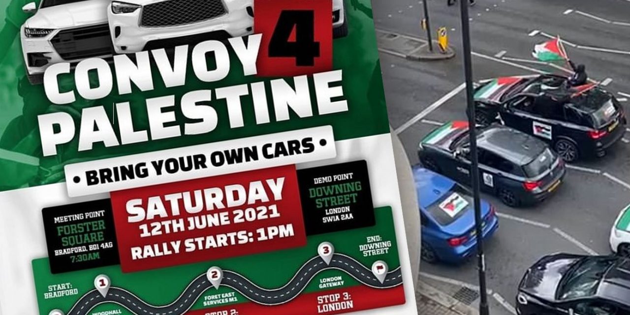 Palestinian ‘convoy of hate’ to arrive in London this weekend