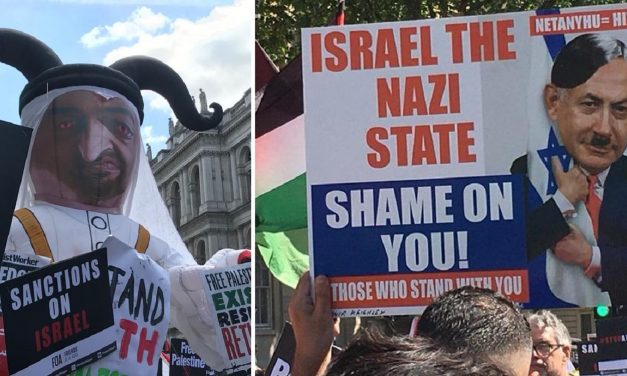 UK: Anti-Semitism on display at London anti-Israel protest