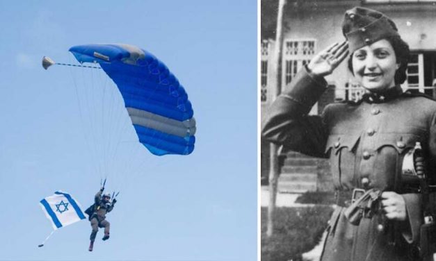 100 Israeli paratroopers skydive in Slovenia to honour World War II heroine