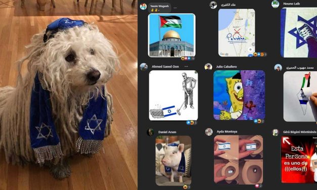 Zuckerberg receives anti-Semitic abuse online after posting picture of his dog wearing kippah and tallit