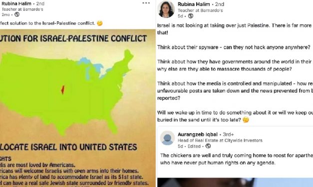 Barnado’s charity suspends teacher over antisemitic social media posts