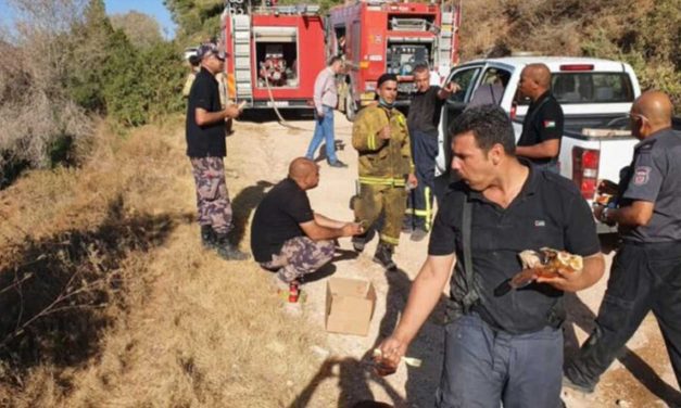 Israeli and Palestinian firefighters join forces to contain fires near Jerusalem