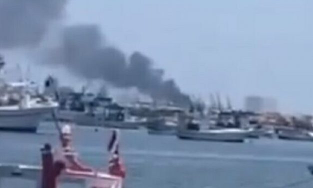 Explosion on suspected Iranian ship at Syria’s Latakia port