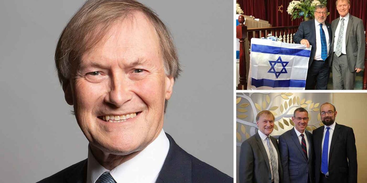 Remembering Sir David Amess MP, a friend of Israel and advocate for Holocaust education