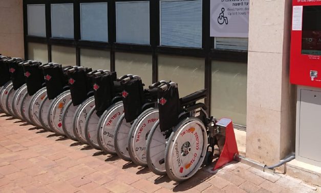 Israeli ‘wheelchair stations’ installed at NHS hospitals in UK first
