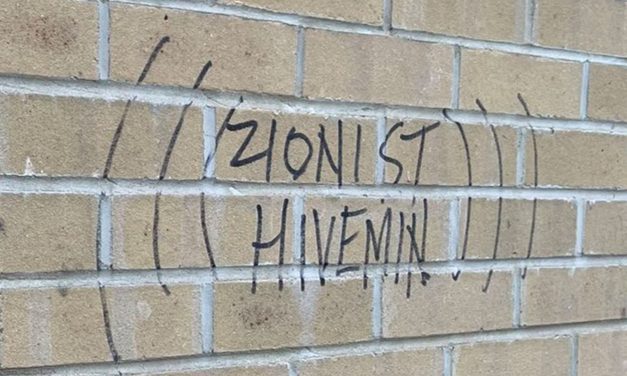 Police investigate ‘(((Zionist Hivemind)))’ graffiti in East London