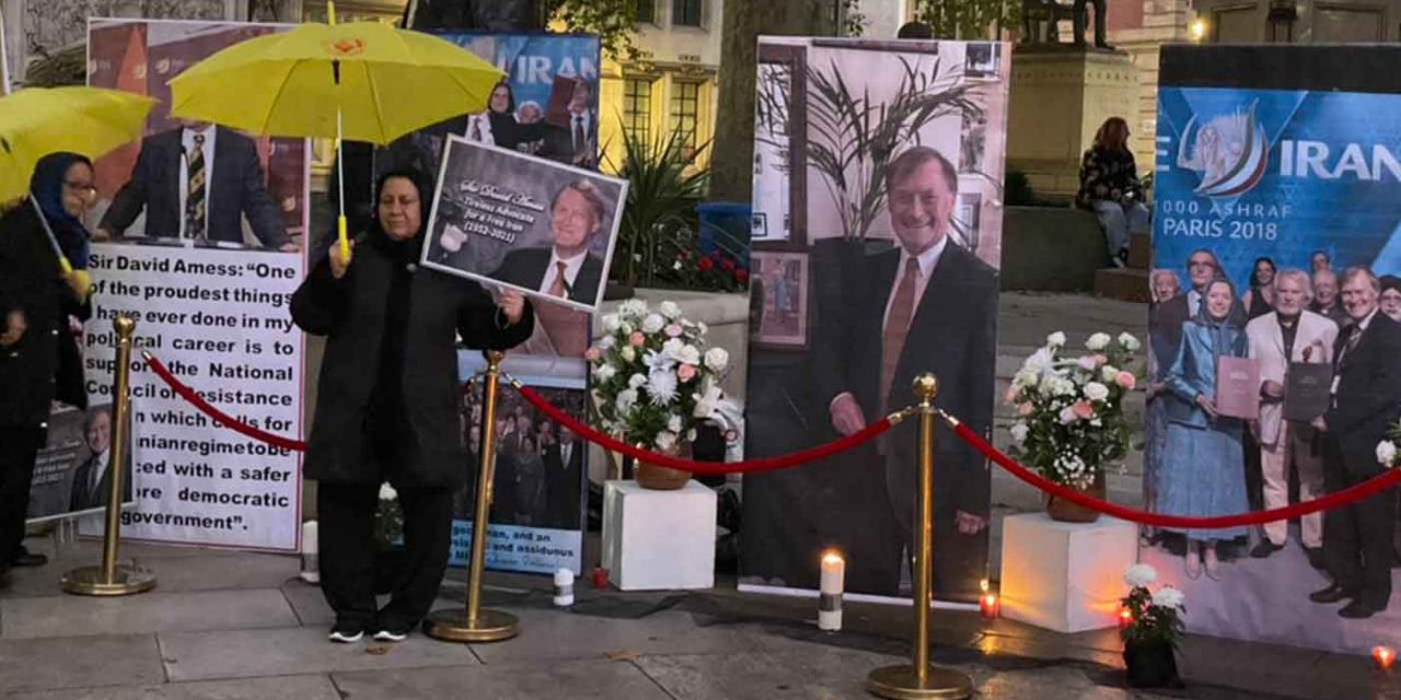 Iranians who oppose regime offer condolences for Sir David Amess