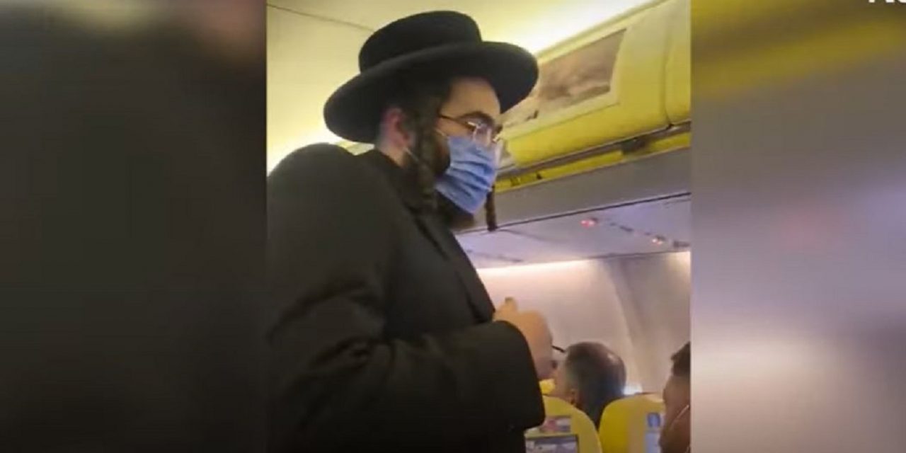 West Ham fans taunt orthodox Jewish man on away trip flight