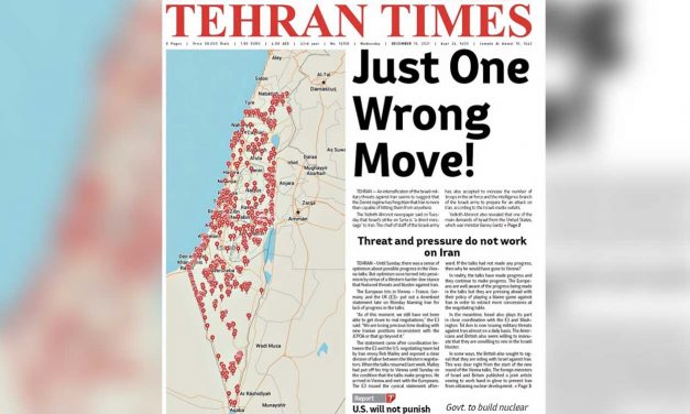 Iran regime mouthpiece publishes ‘map of Israeli targets’ that includes Gaza and West Bank