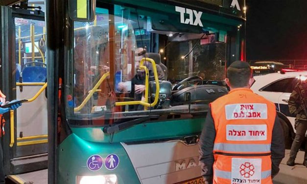 Jerusalem bus driver hurt in firebomb attack by Palestinian youths