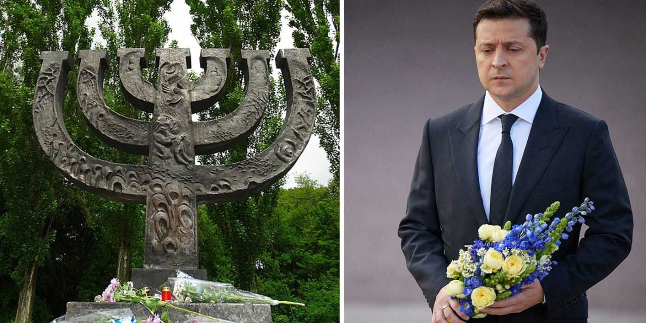 Russian airstrike hits site of Ukraine’s main Holocaust memorial adding insult to Putin’s ‘denazification’ claim