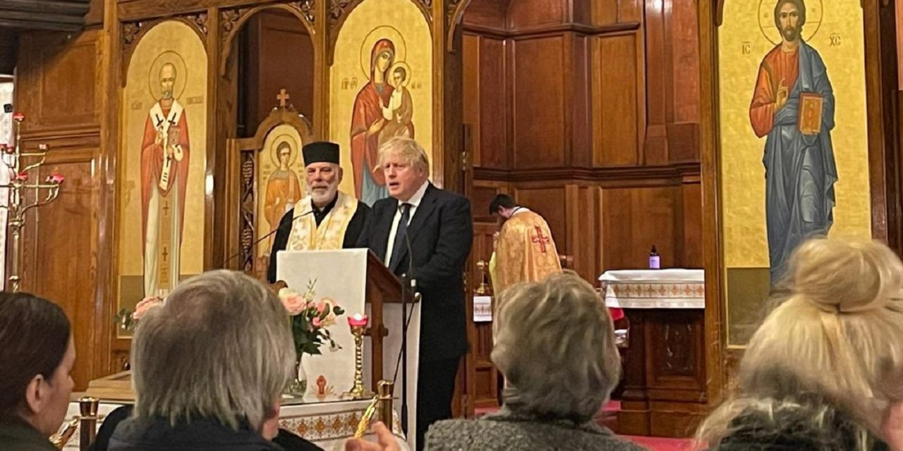 Boris uses Jesus’s parable in emotional speech on Ukraine