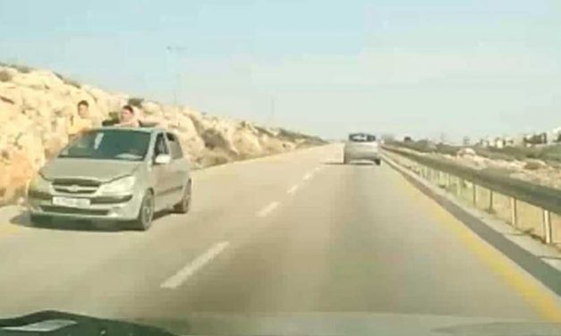 Watch: Shocking Palestinian drive-by rock attack against Israeli civilians