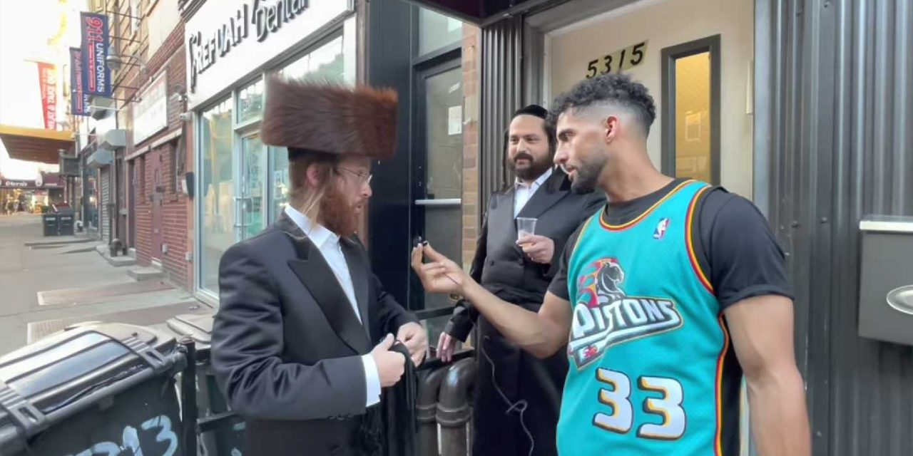 Anti-Israel ‘comedian’ becomes the joke as he harasses Jews in New York