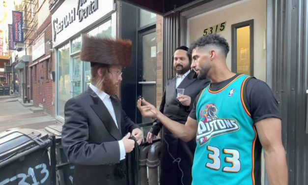 Anti-Israel ‘comedian’ becomes the joke as he harasses Jews in New York