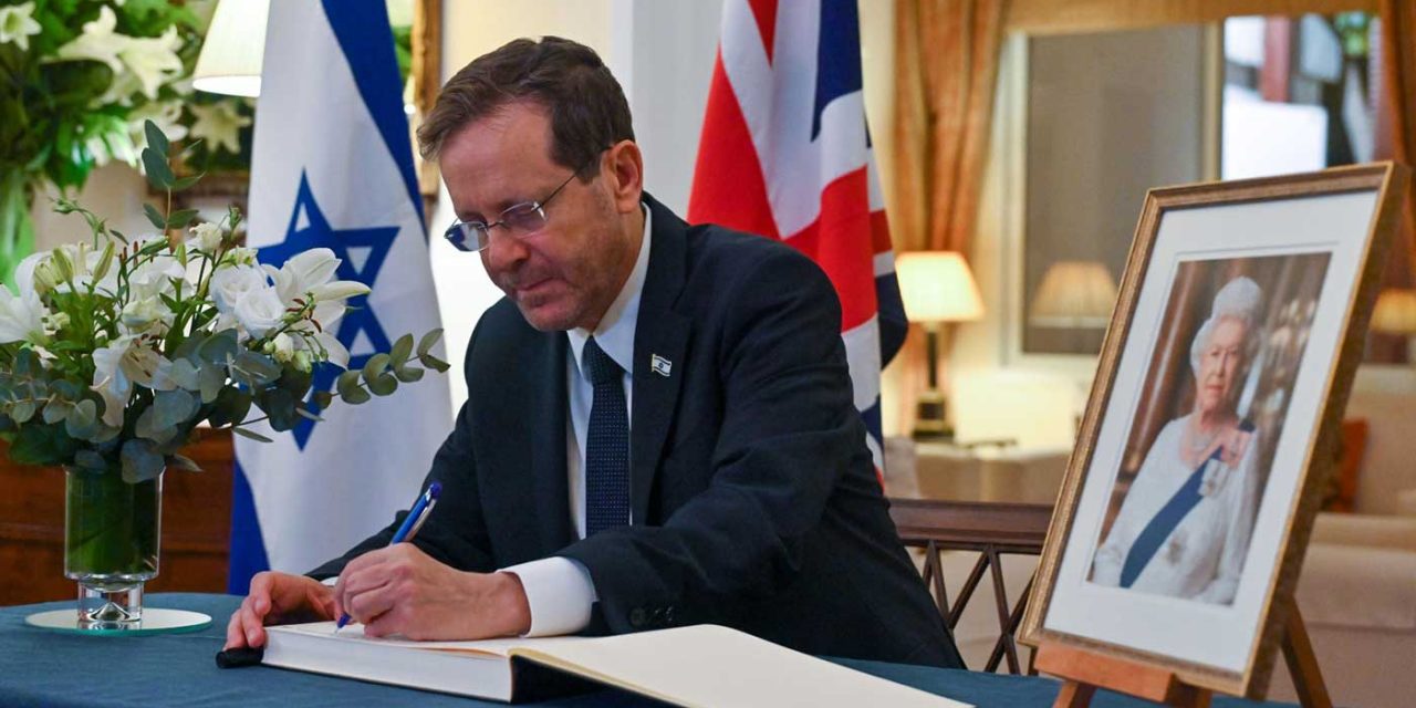 President Herzog will attend The Queen’s funeral on behalf of Israel