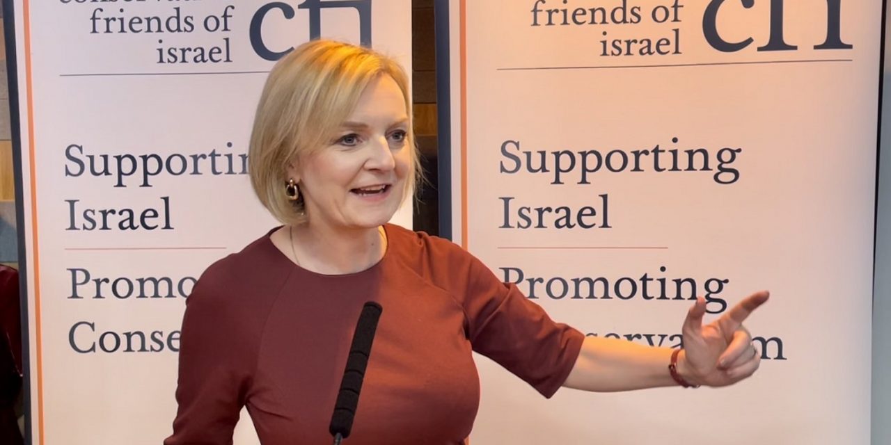 “I am a huge Zionist,” Liz Truss tells party conference