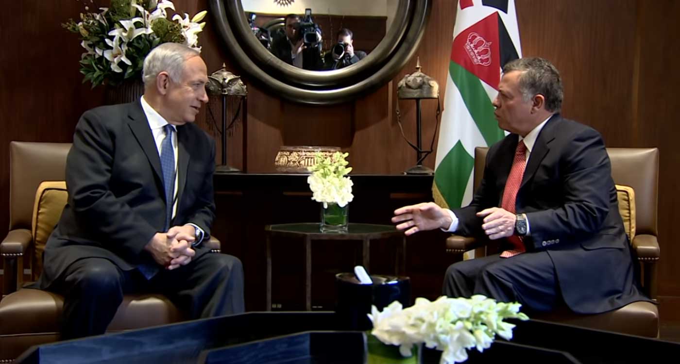 Netanyahu visits Jordan and meets King Abdullah II