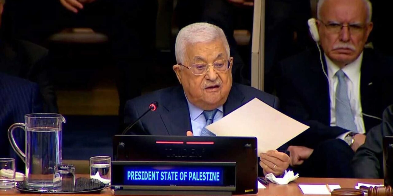 UN gives Abbas platform to spread Nakba lies and antisemitic hatred against Israel