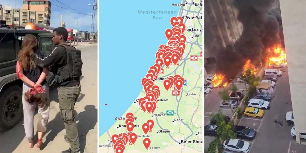 Hamas INVADES Israel, murders civilians, kidnaps women into Gaza, launches thousands of rockets