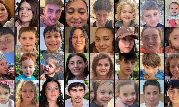 Heartbreaking: These are the 32 Israeli children being held hostage by Hamas