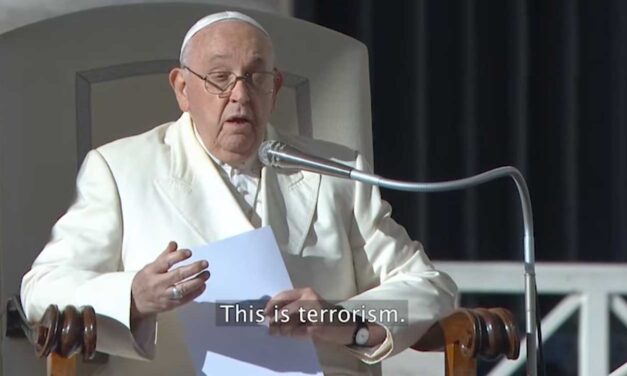 Why did Pope Francis promote hateful propaganda against Israel?