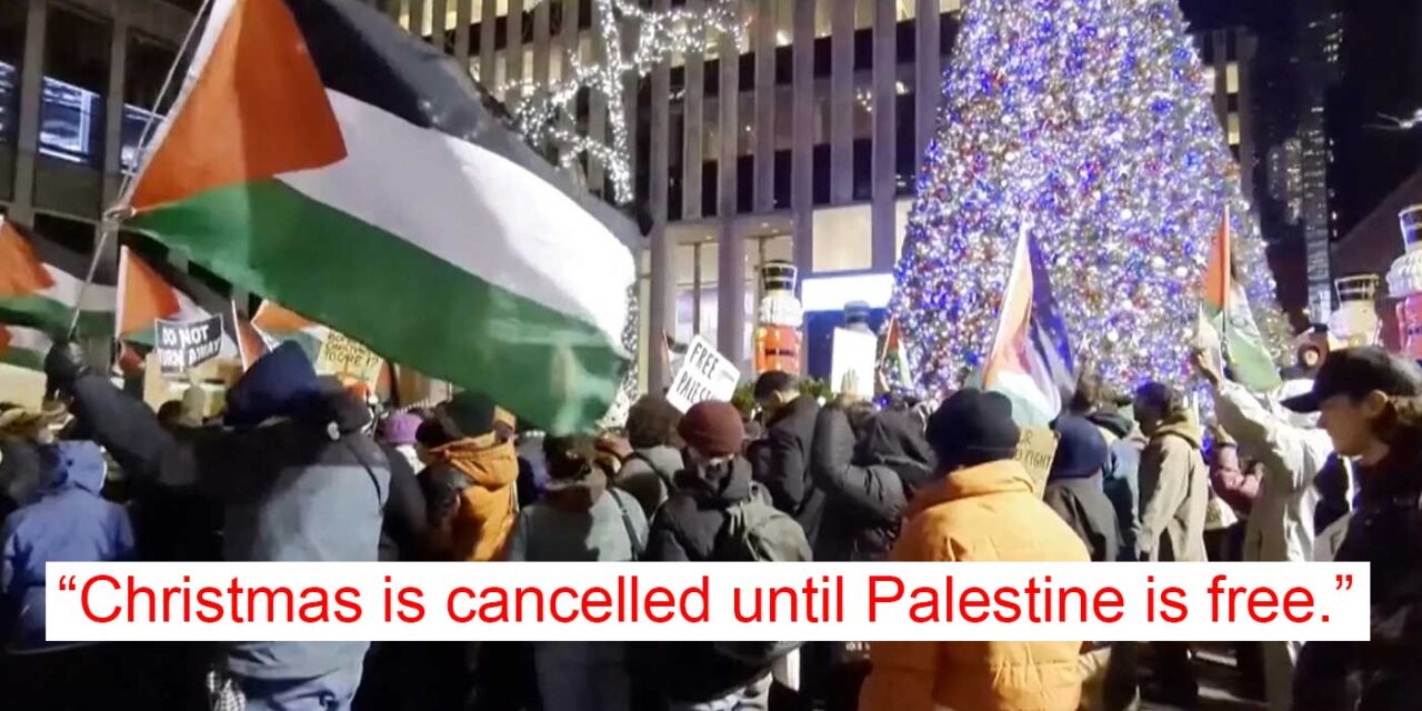 Anti-Israel activists want to ruin Christmas and Hanukkah