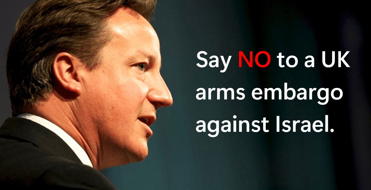 Say NO to UK arms embargo against Israel – Act Now