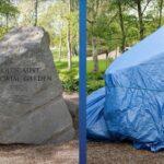 Tarpaulin over London’s Holocaust memorial: ‘Antisemitism should never be covered up’